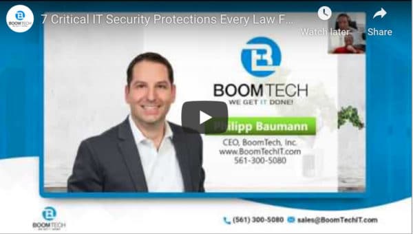 Law Firm Cybersecurity Services In Boca Raton