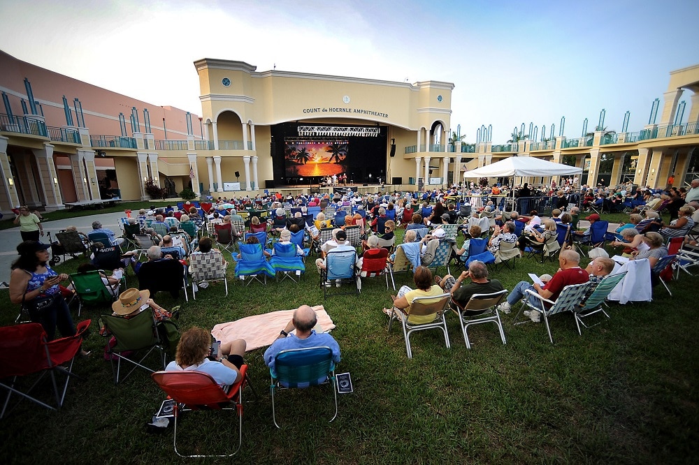 The Mizner Park amphitheater