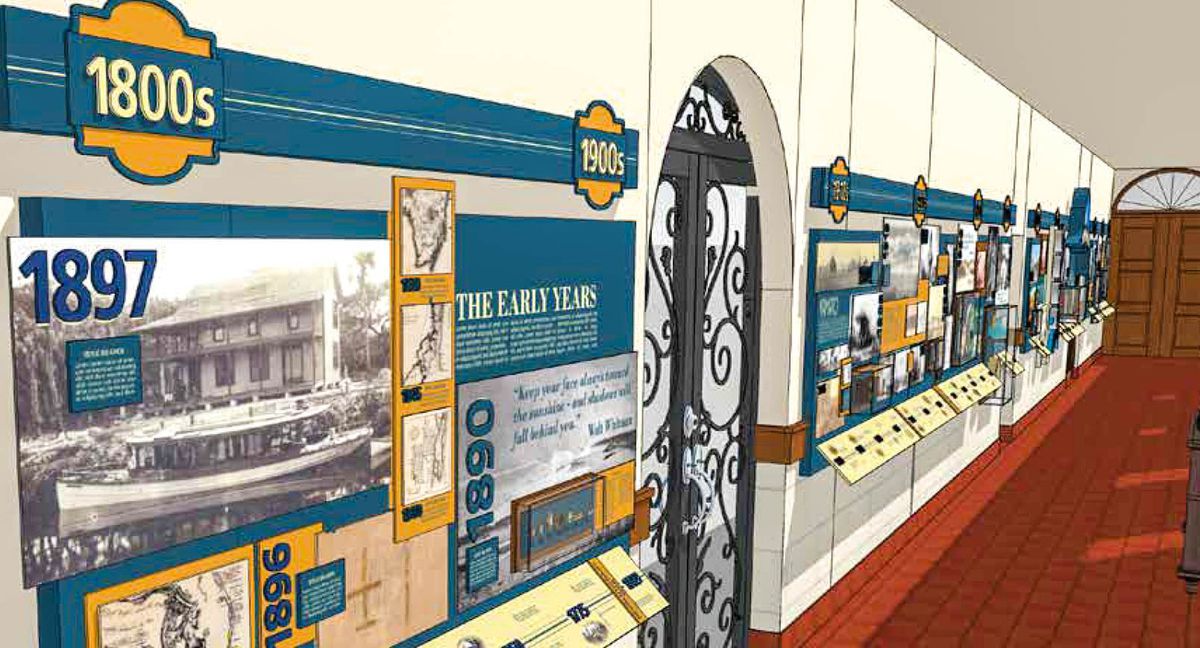 exhibit at Boca Raton Historical Society and Museum