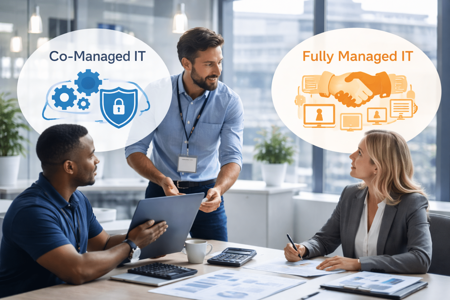 Should Accounting Firms Use Co-Managed IT or Fully Outsourced Managed IT Services?